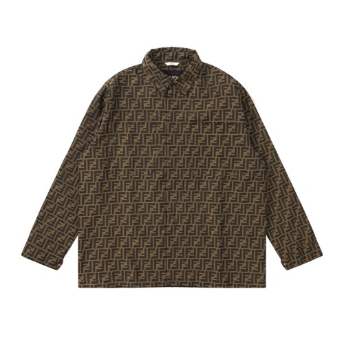 Fendi Men Womens Shirt Coat Luxury Brand Mens Jacket Top Quality   