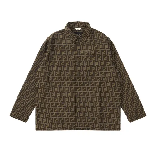 Fendi Men Womens Shirt Coat Luxury Brand Mens Jacket Top Quality   