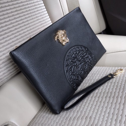 Versace Mens Bags Clutches Wallets Clutch Designer Luxury Brand LA MEDUSA with Original Box