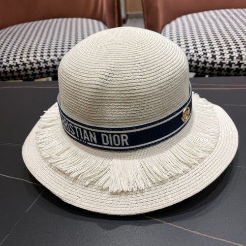 Dior Womens Straw Hat Luxury Brand Design Dior Cap with Original Box  