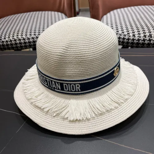 Dior Womens Straw Hat Luxury Brand Design Dior Cap with Original Box  