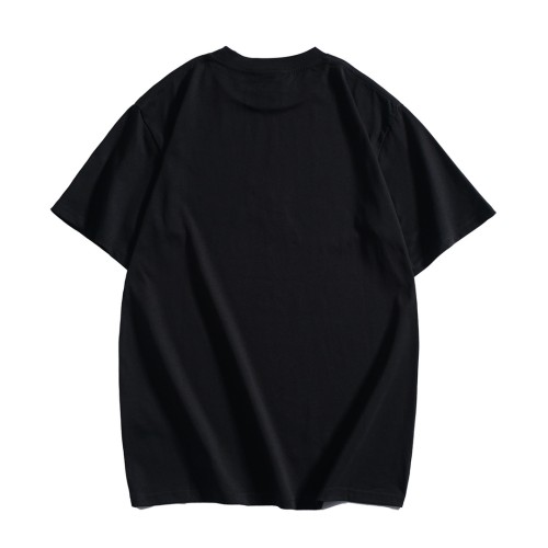 Louis Vuitton Luxury Brand Men Womens Short Sleeve T-Shirt Embroidered Signature Cotton T-Shirt 1AFQ67   