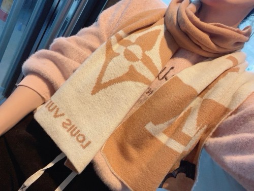 Louis Vuitton Scarves Men Womens Fashion Scarf with Original Box   