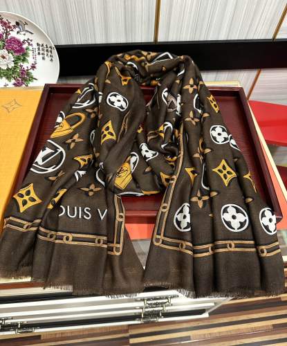 Louis Vuitton Scarves Womens Fashion Scarf with Original Box   