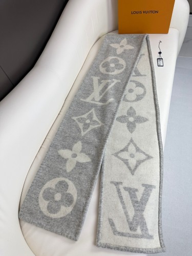 Louis Vuitton Scarves Men Womens Fashion Scarf with Original Box   