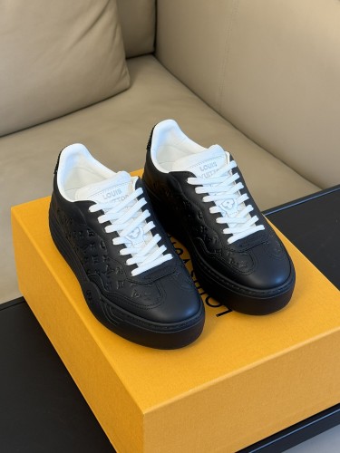 Louis Vuitton Womens Shoes Sneakers Lace-Up Luxury Brand Fashion LV Groovy Platform Sneaker with Original Box 1ACHH0  