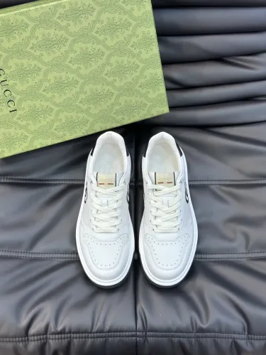 Gucci Mens Shoes Sneakers Luxury Brand Fashion Men's Gucci Re-Web trainer in leather with Original Box Whatsapp 