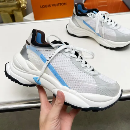 Louis Vuitton Womens Shoes Sneakers Lace-Up Luxury Brand Fashion LV Run 55 Sneaker with Original Box 1ACGOQ  