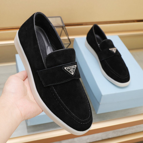 Prada Mens Shoes Casual Loafers for Men Luxury Brand Prada Shoes with Original Box Whatsapp 