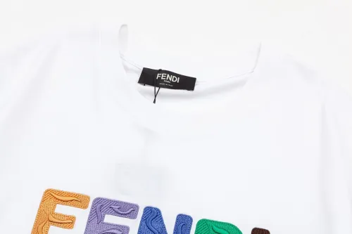 Fendi Luxury Brand Women Mens Short Sleeve T-Shirt   