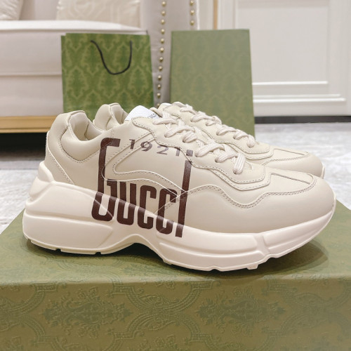 Gucci Mens Shoes Sneakers Luxury Brand Men's GG Rhyton sneaker with Original Box 680870 UMO00 9742