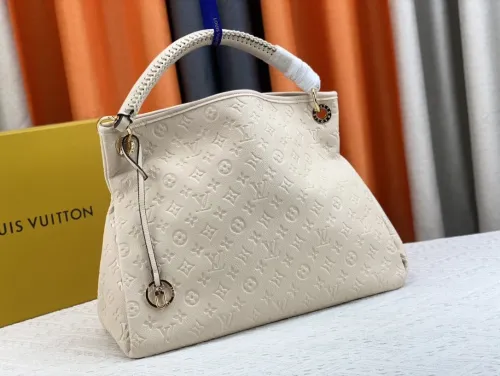 Louis Vuitton Womens Bags Handbags Luxury Fashion Marine Rouge Monogram Empreinte Leather Monogram ARTSY MM M43237  