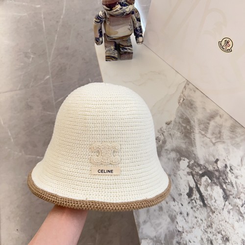 Celine Womens Hats Luxury Brand Design Celine Knit Bucket Hat with Original Box  
