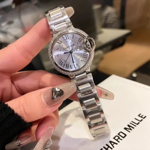 Cartier Womens Watch Luxury Brand Design Fashion Type with Original Box