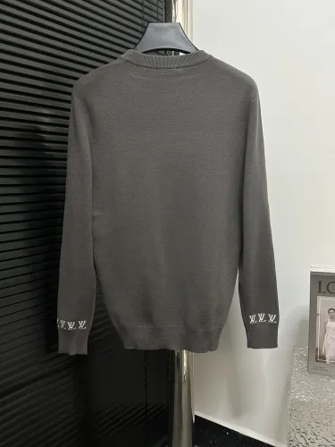 Louis Vuitton Mens Sweater Knitwear Luxury Brand Mens Sweaters Long-Sleeved Cotton Crewneck Top Quality   
