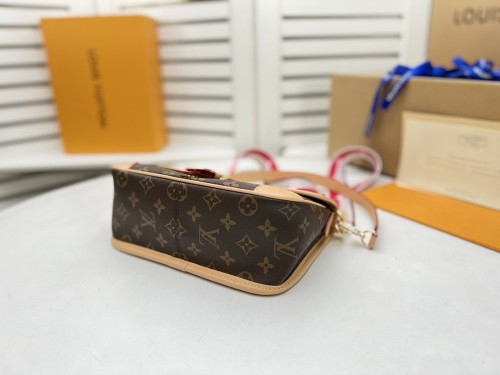 Louis Vuitton Womens Bags Luxury Brand DIANE M45985 Monogram coated canvas with Original Box