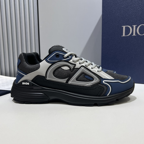 Dior Mens Shoes Sneakers Luxury Brand B30 SNEAKER Mesh and Technical Fabric 3SN279ZND_H000 with Original Box Whatsapp 