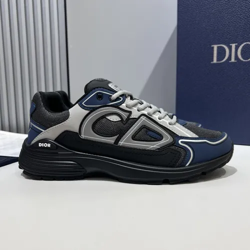 Dior Mens Shoes Sneakers Luxury Brand B30 SNEAKER Mesh and Technical Fabric 3SN279ZND_H000 with Original Box Whatsapp 