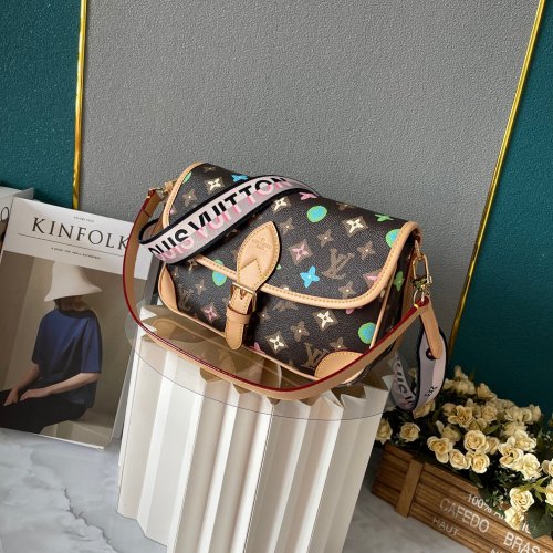 Louis Vuitton Womens Bags Shoulder Bag Luxury Brand Fashion Monogram Empreinte Leather M46584 with Original Box  