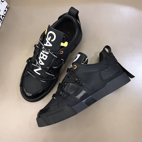 Dolce&Gabbana Men Shoes Sneakers Luxury Brand Portofino Sneakers in Mixed Materials with Original Box Whatsapp 