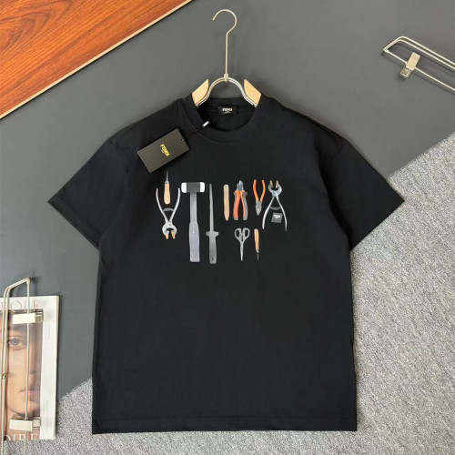 Fendi Luxury Brand Women Mens Short Sleeve T-Shirt   