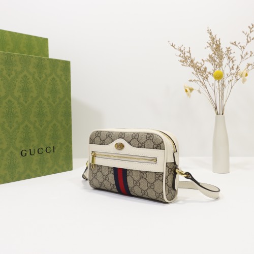 Gucci Womens Bags Shoulder Bags Luxury Brand Gucci 517350 96IWS 8745 Ophidia GG Supreme mini bag  