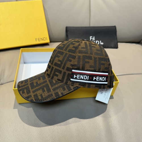 Fendi Men Womens Baseball Hat Luxury Brand Design Fendi Cap with Original Box  