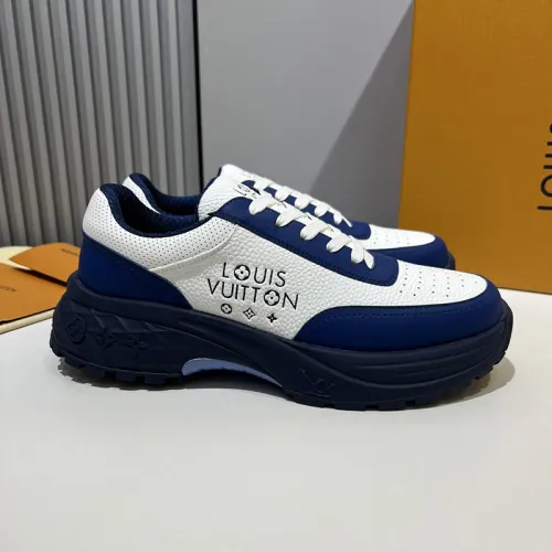 Louis Vuitton Womens Shoes Sneakers Lace-Up Luxury Brand Fashion LV Discovery Derby 1ACEN9 with Original Box  