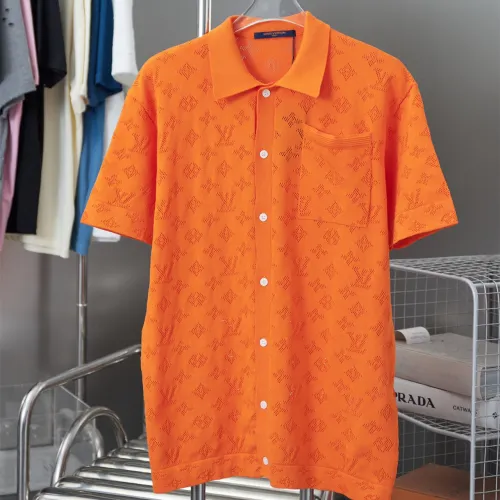 Louis Vuitton Luxury Brand Men Womens Short Sleeve Knit T-Shirt   