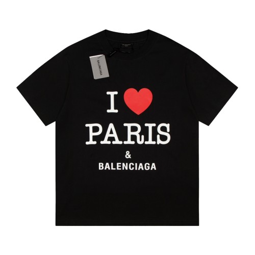 Balenciaga Luxury Brand Women Mens Short Sleeve T-Shirt   