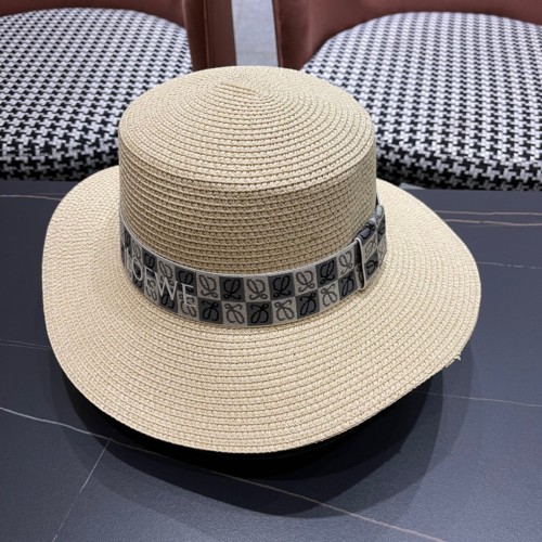 Loewe Womens Bucket Hat Straw Hat Luxury Brand Design Loewe Hats with Original Box  