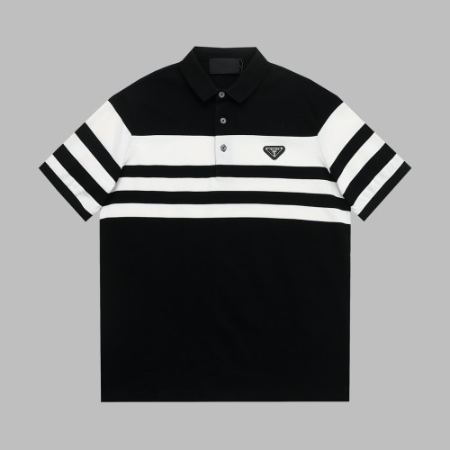 Prada Luxury Brand Men Womens Short Sleeve T-Shirt Polo Shirt   