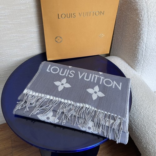 Louis Vuitton Scarves Men Womens Fashion Scarf with Original Box   