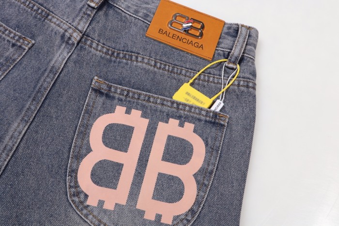 Balenciaga Luxury Brand Women Mens Pant Jeans with Original Box   