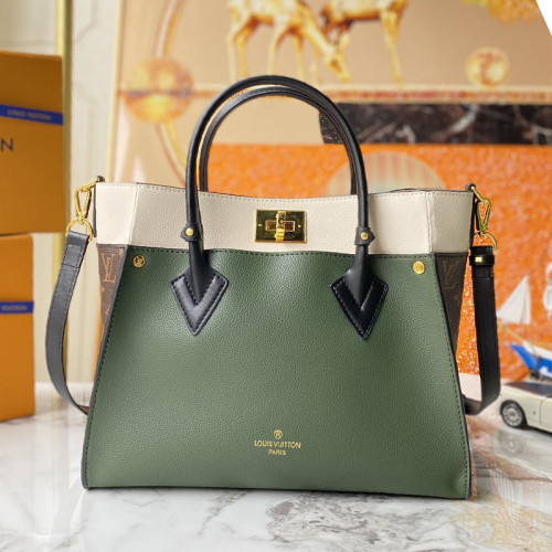 Louis Vuitton Womens Shoulder Bags Handbags Luxury Brand Fashion ON MY SIDE PM M57728