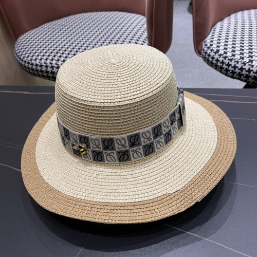 Loewe Womens Bucket Hat Luxury Brand Design Loewe Hats Straw Hat with Original Box  