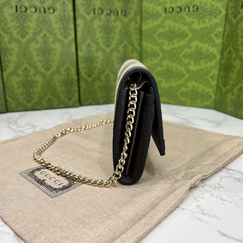 Gucci Womens Bag Wallets Clutch Luxury Brand Ophidia jumbo GG continental wallet with Original Box 726497 UKMBG 8481