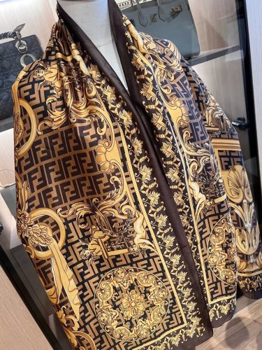 Fendi Scarves Men Womens Fashion Scarf082