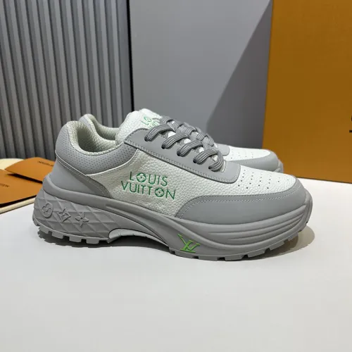 Louis Vuitton Womens Shoes Sneakers Lace-Up Luxury Brand Fashion LV Discovery Derby 1ACEN9 with Original Box  