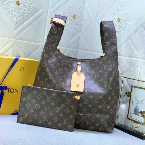 Louis Vuitton Womens Bags Shoulder Bag Luxury Brand Atlantis GM Monogram Canvas with Original Box  
