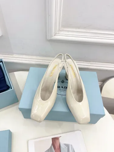 Prada Womens Shoes Sandals Casual Luxury Brand Pumps 8cm Heel with Original Box Whatsapp 