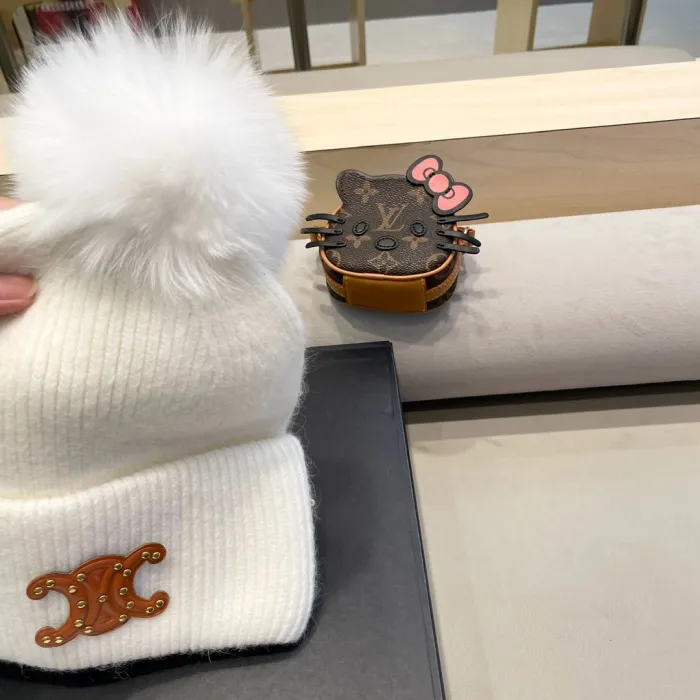 Celine Womens Hats Luxury Brand Design Celine Knit Hat with Original Box  