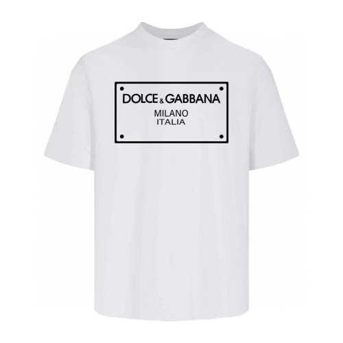 Dolce&Gabbana Luxury Brand Women Mens Short Sleeve T-Shirt   