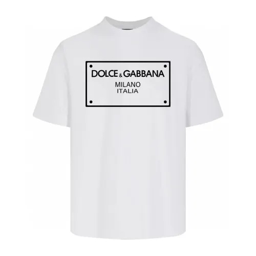 Dolce&Gabbana Luxury Brand Women Mens Short Sleeve T-Shirt   