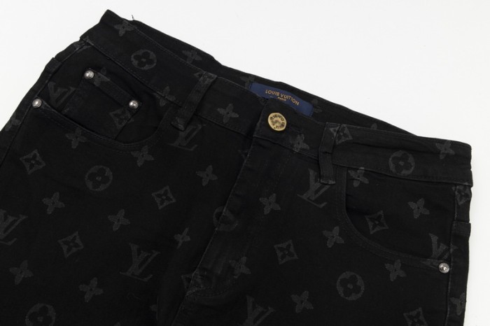 Louis Vuitton Luxury Brand Women Mens Pant Jeans   