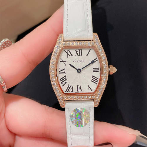 Cartier Womens Watch Luxury Brand Design Fashion Type with Original Box