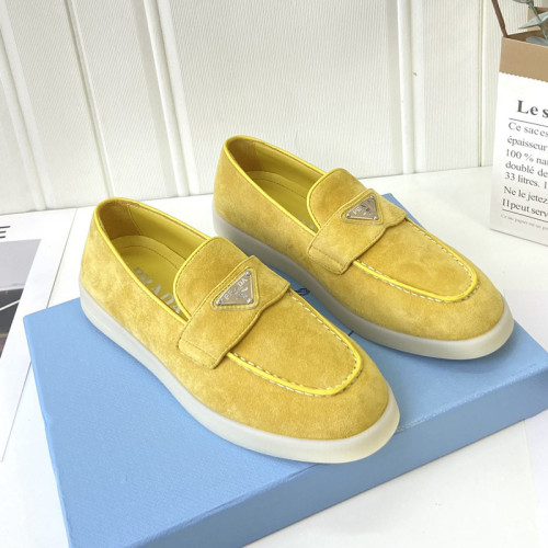Prada Womens Shoes Casual Luxury Brand Fashion Loafers for Women with Original Box Whatsapp 