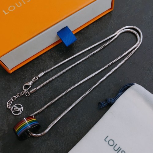 Louis Vuitton Luxury Men Womens Necklace