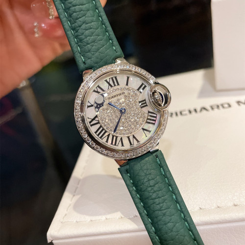 Cartier Womens Watch Luxury Brand Design Fashion Type with Original Box