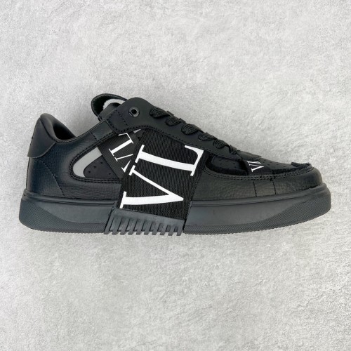 Valentino Garavani Mid-Top Calfskin VL7N Sneaker With Bands Mens Shoes Sneakers Luxury Brand with Original Box